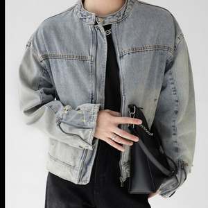 แจ็คเก็ตยีนส์ผู้ชายคุณภาพสูงขายดี ดีไซน์หลวมพร้อมซิป เสื้อโค้ทแสนสบาย Haus Industries - Product Image 3