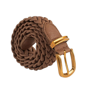 Cinturones Trenzados de Cuero Vacuno Puro de Alta Calidad para Mujer, Diseño Personalizado, Cinturón Trenzado de Cuero de Estilo Clásico para Mujer en Varios Colores - Product Image 4
