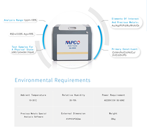 Goud Tester Bank Top Xrf Metaal Analysator Xrf Goud Testmachine Prijs Xrf Spectrometer X Ray Machine - Product Image 3