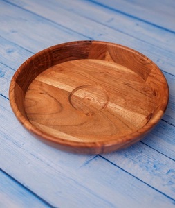 Bol en bois d'acacia massif, artisanal, écologique, moderne, pour la maison, pour fruits, crème glacée, fruits secs, céréales mélangées - Product Image 4