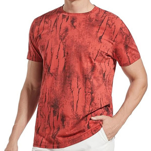 เสื้อยืดพิมพ์ลายผ้าผสมไนลอนและคอตตอนเนื้อแน่น ระบายอากาศได้ดี สำหรับผู้ชาย ปี 2026 รับผลิตเสื้อผ้าสตรีทแวร์พร้อมโลโก้ OEM ขายส่งจำนวนมาก - Product Image 1