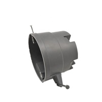 Caja de Conexiones Redonda para Techo de PVC, 1 Entrada, con Terminales de Tierra y Tornillos, Certificación ETL, Gris/Azul, Nivel de Protección IP65