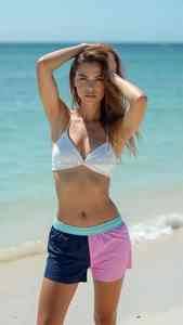 Shorts de Verano con Cintura Elástica, Material Suave y Transpirable, Cómodos, Casuales, para Viajes, Playa, Ropa de Playa para Mujer - Product Image 6