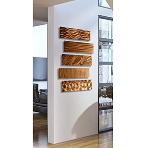 Factory Custom Modern Metal <b>Wall</b> Art Gold Geometric Square <b>Wall</b> Sculpture <b>Large</b> Abstract Metal Hanging <b>Decor</b> for Home Hotel Art - Product Image 2