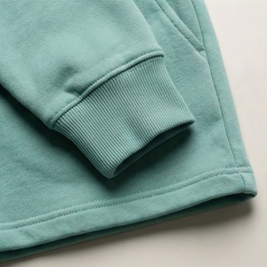 Conjunto de 2 Piezas para Mujer, Sudadera de Felpa y Pantalones Cortos, Cuello Redondo, Corte Holgado, Color Sólido, Por Encima de la Rodilla, Ropa Casual de Primavera/Verano - Product Image 6