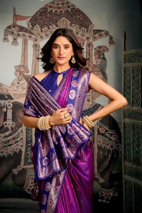 Drape <b>Yourself</b> in Elegance Make Every Moment Royal Indulge in Timeless Grace Saree Silk Nett Fabric Heavy Premium Soft Silk - Product Image 2