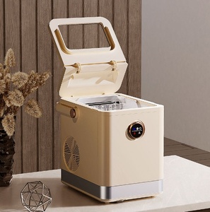 Sudex Portable Bullet <b>Ice</b> Cube <b>Maker</b> <b>Machine</b> Crystal Clear Electric <b>Ice</b> <b>Maker</b> with 13-15KG Capacity for Home Car RV Outdoor Use - Product Image 2