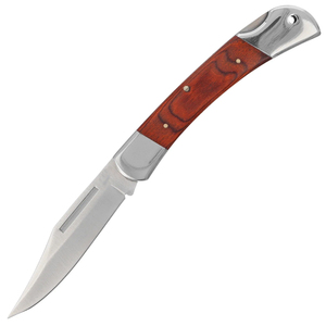 Steel Folding <b>Camping</b> Knife Portable Outdoor Fruit Knife Wooden Foldable - Product Image 1