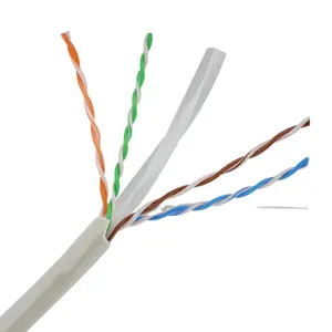 UTP CAT6E网络电缆8芯4对8*0.57裸铜无屏蔽通信