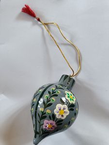 Pink Wood Floral <b>Christmas</b> <b>Tree</b> Ornament Hot Selling Hanging Bauble Indoor Festive Decorative Pendant for Holiday Decor - Product Image 5