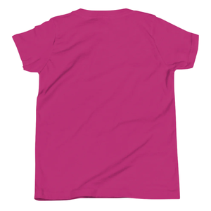 T-shirt rose vif à manches courtes pour jeunes, doux, confortable, décontracté, à porter au quotidien, léger, mode enfant, pour garçons et filles - Product Image 2