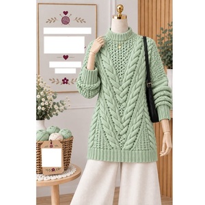 Suéteres 100% acrílico o algodón, calibre 12, para mujer, los más modernos, informales, para la temporada de invierno, proveedor de Bangladesh. - Product Image 1