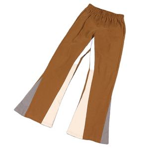 Logo personnalisé pantalons de survêtement évasés hommes joggers streetwear décontracté surdimensionné piste pantalons à jambes larges hommes pantalons pour hommes pantalons lavés - Product Image 1