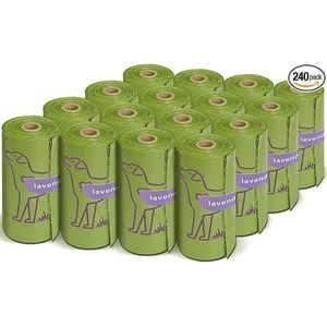 Sacchetti per Escrementi di Cane Profumati alla Lavanda, Rotoli Impermeabili per lo Smaltimento dei Rifiuti degli Animali Domestici - Product Image 3