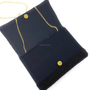 Pochette en soie faite main style western avec perles, durable, portable, porte-monnaie pour bottes de cowgirl, multicolore, décontractée, magnétique, pliable - Product Image 6