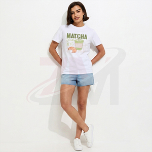 เสื้อผ้าลำลองทรงหลวมสำหรับการเดินทางและแฟชั่นประจำวัน เสื้อยืดแฟชั่นพิมพ์ลายสำหรับผู้หญิง เสื้อผ้าลำลองระบายอากาศได้ดีสำหรับไลฟ์สไตล์ - Product Image 4