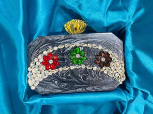 Tendance Design Résine Pochette Pierre Travail pour Femmes Fête Porter Embrayage Soirée Embrayage Marbre Look Cadeau Utilisation Disponible - Product Image 3