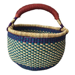 Cesta Bolga, Cesta Ecológica de Pasto Marino para Exhibición en el Hogar o Comercios - Product Image 1