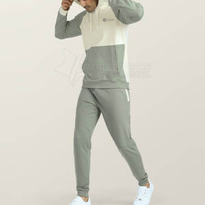 Conjunto Deportivo Informal con Capucha de Invierno de Alta Calidad, Tejido Transpirable, Diseño Sólido, Personaliza Tu Propio Chándal para Hombre para Comodidad Durante Todo el Día - Product Image 2