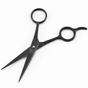 Top Design Professional Barber Scissors For Hairdressers Stainless Steel Blades Plastic <b>Handle</b> Sharp Blade Barber Scissors - Product Image 3
