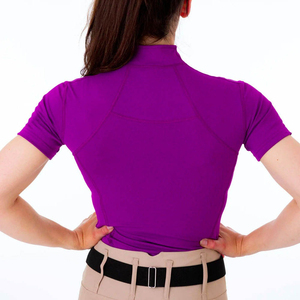New Custom Color Equestrian Horse Riding Top Horse Riding <b>Base</b> <b>Layer</b> Women Long <b>Sleeve</b> Equestrian Riding Shirt - Product Image 3