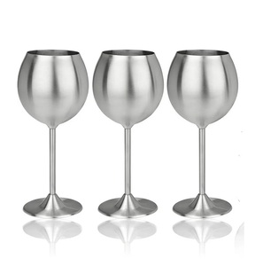 Modern Stainless Steel <b>Wine</b> Glass 20.5cm Modern Design Unbreakable Round <b>Goblet</b> for <b>Wine</b> Drinking Glass Decorative <b>Wine</b> Glass - Product Image 4