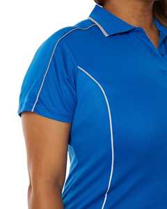 Nouveau T-shirt Polo Femme Tendance Léger Respirant en Maille avec Bordure Contrastante – Haut de Créateur Élégant - Product Image 2