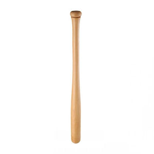 Ensemble de bâtons de baseball KATBROS INDUSTRIES SS-BB-061, 28 pouces, barillet de 2,5 pouces, bois naturel, durable, brun clair, blanc, 3 pièces, entraînement pour débutants - Product Image 2