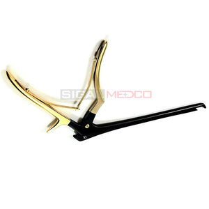 OFERTA ESPECIAL: Instrumentos Quirúrgicos Ortopédicos Cervicales Kerrison Rongeurs de Acero Inoxidable de Calidad Alemana, 7 Pulgadas, Acabado Negro y Dorado - Product Image 3