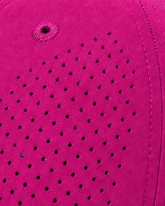 Casquette de baseball sportive rose vif respirante avec sangle réglable, légère, séchage rapide, pour course en extérieur, gym, usage décontracté, qualité supérieure - Product Image 5