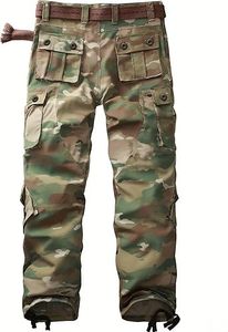 Camo <b>Cargo</b> <b>Pants</b> for Men & Women Multi Pocket Sublimation Print Embroidery Heavy Duty Bottomland Outdoor <b>Work</b> Wear <b>Cargo</b> <b>Pants</b> - Product Image 2