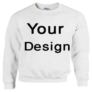 Factory Price Custom Logo Print Embroidery Custom Logo 100% Cotton Sweatshirt Fleece Crewneck Men Sweatshirt Supplier Bangladesh