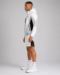 Ensemble coupe-vent personnalisé : veste légère en nylon et short respirant, séchage rapide, élégant, OEM - Product Image 3