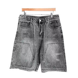 Shorts en jean décontractés pour hommes, nouvelle mode estivale, dernier design, broderie personnalisée, shorts en jean pour hommes - Product Image 1