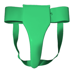 Female Fitness Safety <b>Groin</b> Guard Supporter Green PU Crotch <b>Protector</b> for Kick Boxing - Product Image 1