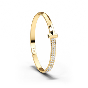 Pulseras de Corte Redondo con Diamantes Creados en Laboratorio, Brazalete de Joyería Fina con Certificación IGI y Claridad VVS para Mujer en Venta - Product Image 4