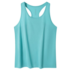 OEM Service Sporty Sleeveless Gym Tank Tops Custom Logo Cotton Polyester Athletic <b>Long</b> <b>Vest</b> With Custom Design And Size - Product Image 1