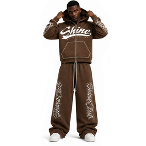 Survêtements évasés pour hommes les plus vendus, design uni et vierge, pour le sport et le fitness, couleur unie, vente en gros à prix abordable - Product Image 2
