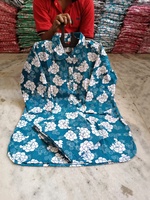 Ensemble coordonné moderne imprimé pour femmes grandes tailles, en coton tissé extensible, longueur genou, manches trois-quarts, col rabattu, asymétrique