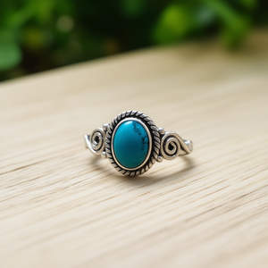<b>Turquoise</b> Fashion <b>Ring</b> 2.7 Grams Weight - Product Image 3