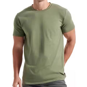 Camiseta Moderna de Corte Regular y Holgado con Logotipo Personalizado para Hombre, Cuello Redondo, Alta Calidad, 100% Algodón, Camisetas con Cuello Redondo para Hombre - Product Image 5