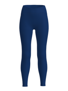 Leggings de Yoga de Cintura Alta, Sin Costuras, Color Azul Sólido, Spandex y Poliéster, Elásticos en Cuatro Direcciones, Cintura Elástica, Ropa Deportiva para Mujer - Product Image 4