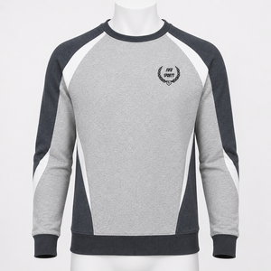 Construction respirante, coupe confortable, poignets côtelés, vêtements décontractés, OEM, vêtements de tous les jours pour hommes, sweat-shirt, tissu en coton et polyester doux - Product Image 1