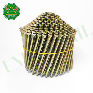 Clous en acier de 2,75 pouces, qualité industrielle, résistants à la rouille, pointe acérée avec tête à motif damier, zingués - Product Image 4