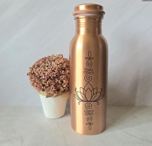 <b>Custom</b> Copper <b>Water</b> <b>Bottle</b> With Logo Branding Gift Packaging And Bulk Wholesale Supply Premium Reusable Drinking <b>Bottle</b> - Product Image 5