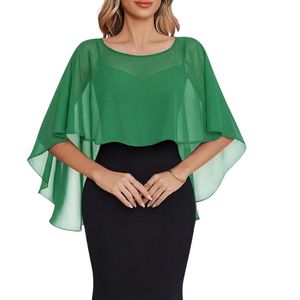 Chal de punto transparente con estampado de leopardo y mangas acampanadas para mujer, estilo casual, primavera-verano - Product Image 3