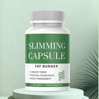 Capsules Minceur Ventre Plat 60 Capsules à Marque Blanche, Détox Côlon, Perte de Poids