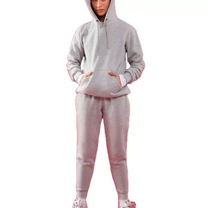 <b>Women</b> <b>Fleece</b> Streetwear 2 Piece Tracksuit Set Hooded Full Sleeve Solid Color Casual Wear Winter Regular Fit <b>Joggers</b> Pocket - Product Image 5