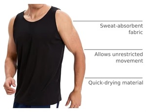 Custom Couple Ultra Light Knitted Sporty Quick Dry Breathable Vest Marathon <b>Running</b> <b>Singlet</b> Sleeveless T-Shirt - Product Image 3