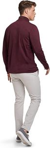 Sweat-shirt de sport pour homme à manches longues et demi-zip, haut de fitness respirant, compression pour la course, écologique et à séchage rapide - Product Image 2
